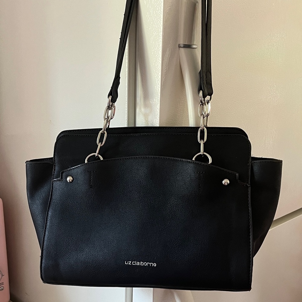Liz Claiborne Classic Black Shoulder Bag
